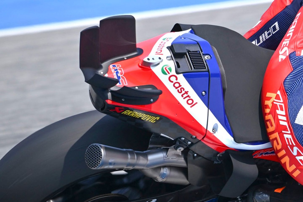 Honda cambia sus aletas: la RC213V busca algo más que carga aerodinámica