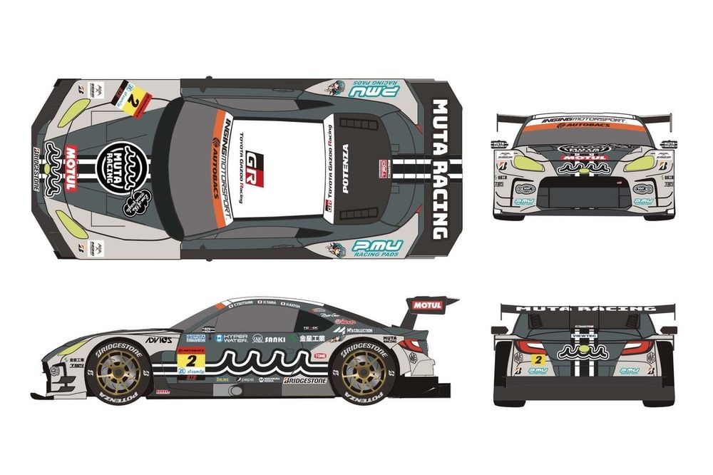 ムータレーシング　GR86GT スーパーGT 2024 No.2 muta Racing GR86 GT | GT300 チーム&ドライバー 2024