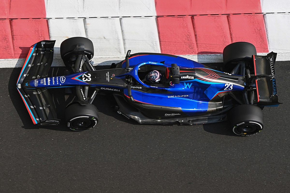 ウイリアムズ、2023年シーズン用マシン『FW45』のカラーリング