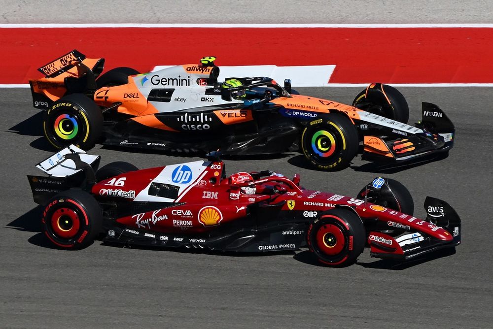Charles Leclerc, Ferrari, Lando Norris, McLaren