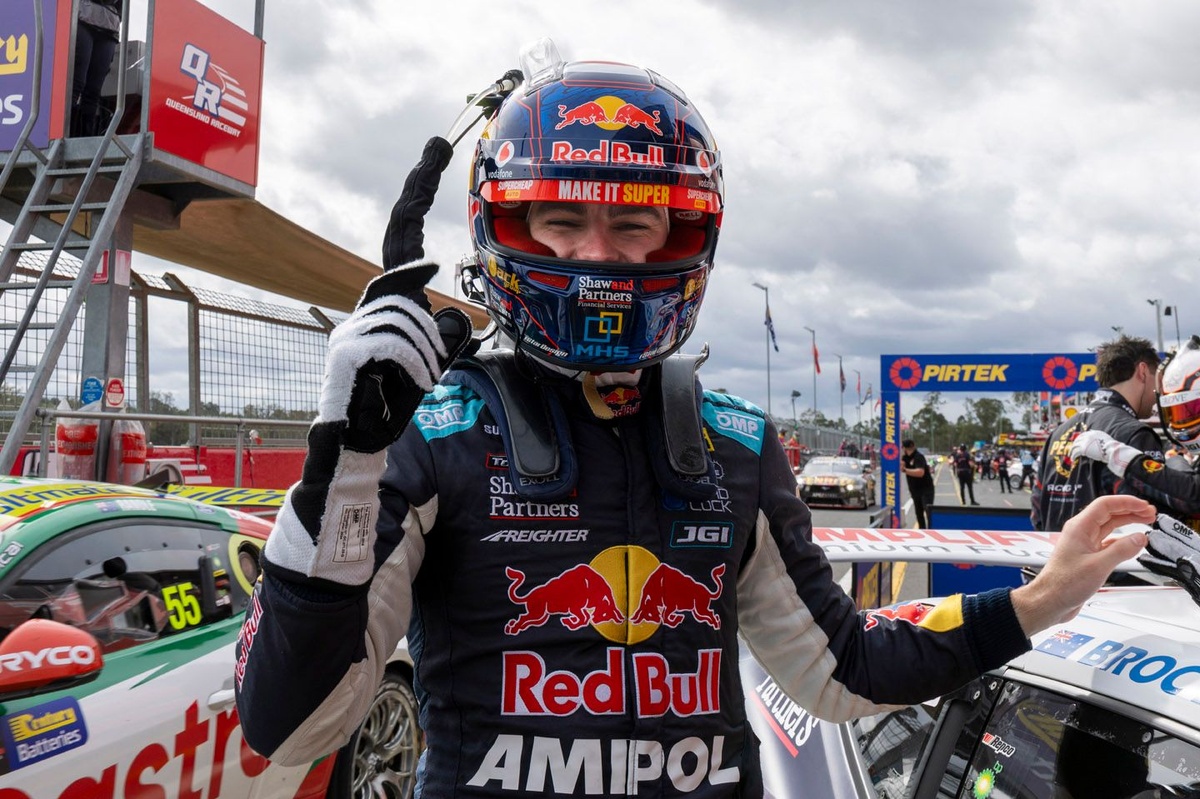 Supercars Queensland: Feeney wins first race, loses second one to Brown after penalty