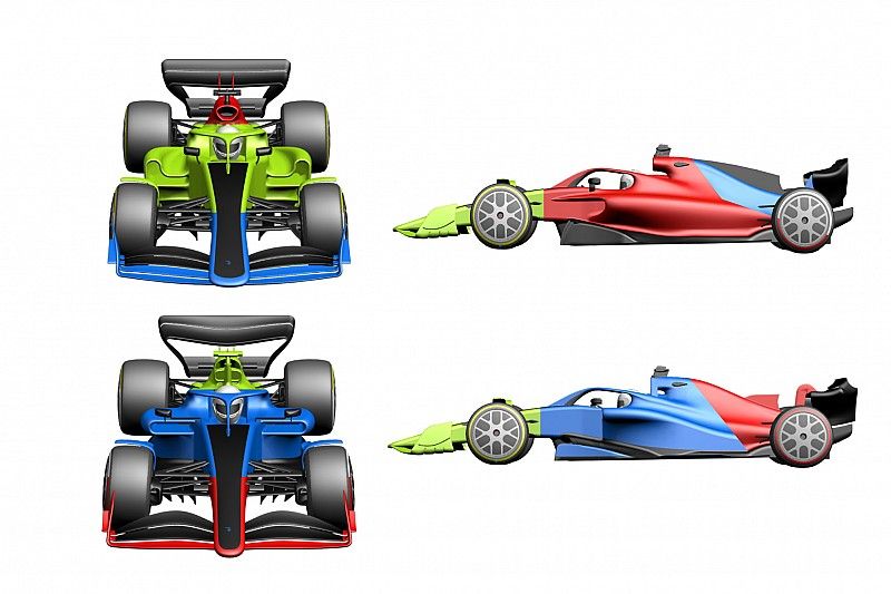 Boceto de los F1 2021