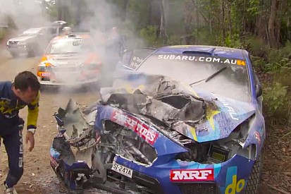 Vídeo: Molly Taylor sale ilesa de un impactante accidente en Australia