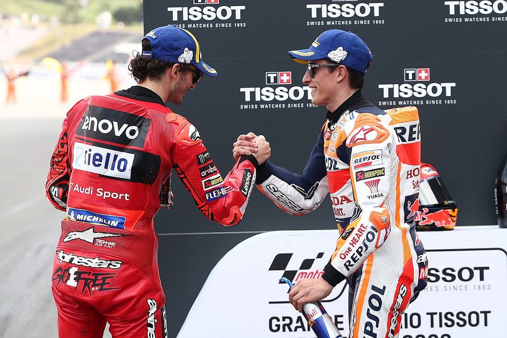 Francesco Bagnaia, Equipo Ducati Marc M&aacute;rquez, Equipo Repsol Honda 