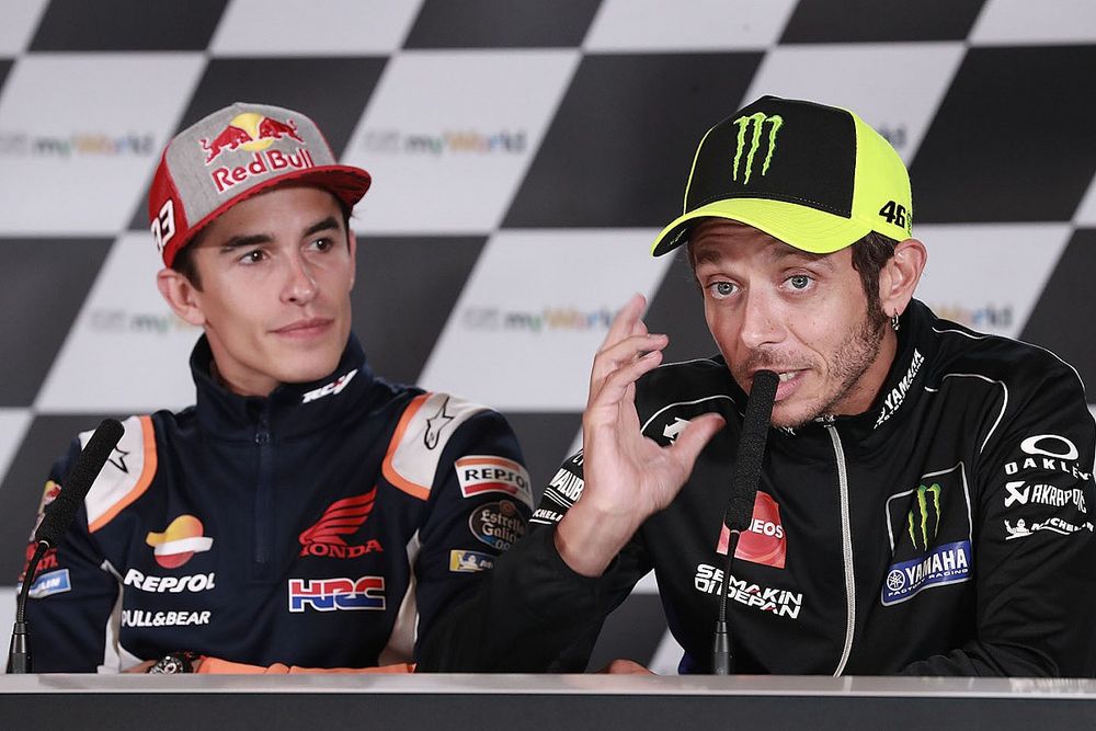 Marc Marquez, Repsol Honda Team, Valentino Rossi, Yamaha Factory Racing