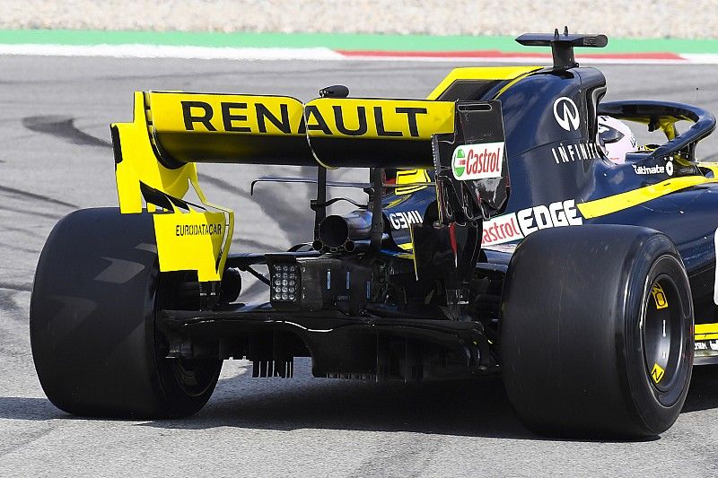 Daniel Ricciardo, Renault R.S.19, detalle trasero