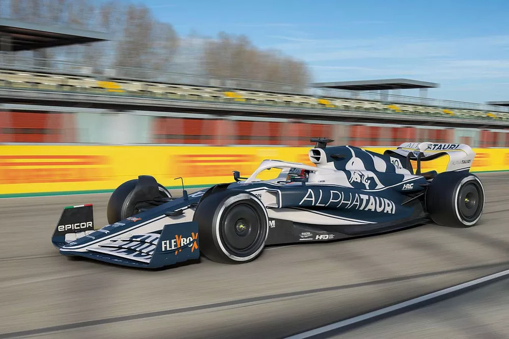 F1新車”雑感”解説2022「アルファタウリAT03」：またまた異なるサイド