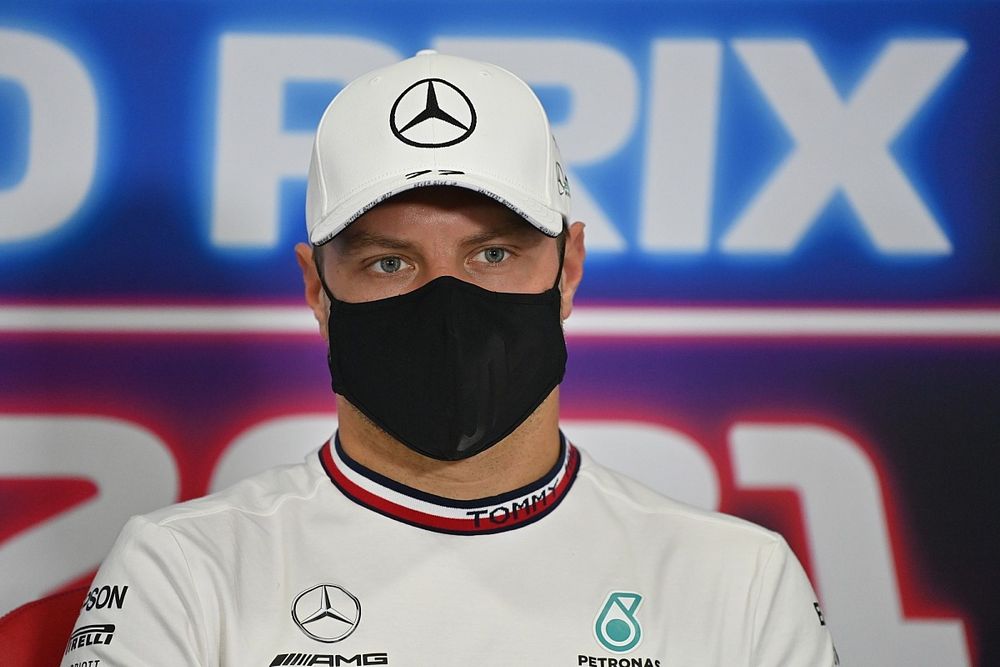 Valtteri Bottas, Mercedes in the press conference