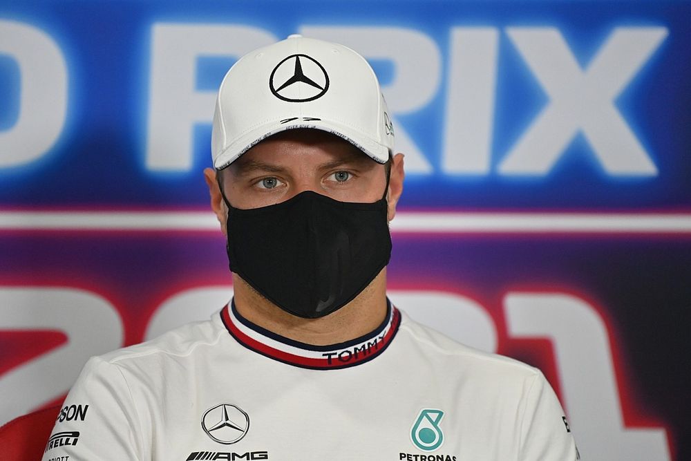 Valtteri Bottas, Mercedes in the press conference 