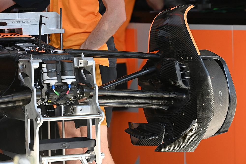 McLaren MCL36 brake drum detail