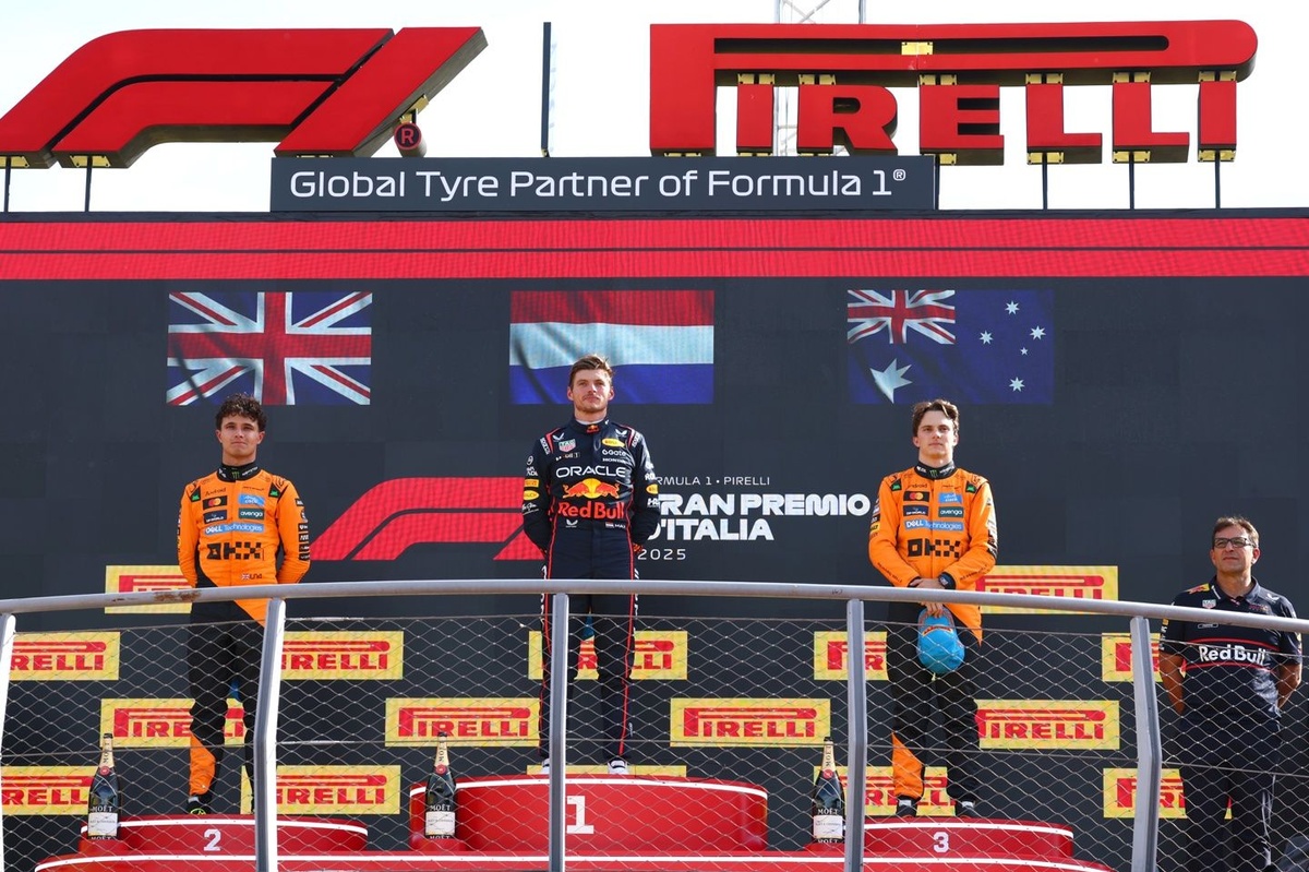 F1: Quantos pontos Norris, Verstappen e Piastri 'perderam' em 2025?