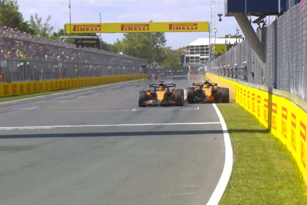 Accidente de Lando Norris en Canad&aacute;