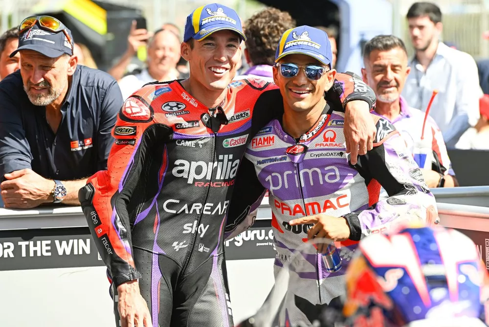 Jorge Martin, Pramac Racing, Aleix Espargaro, Aprilia Racing Team.