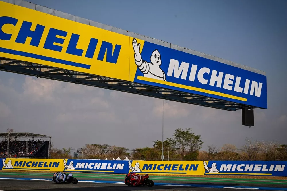 Les logos Michelin au GP de Thaïlande