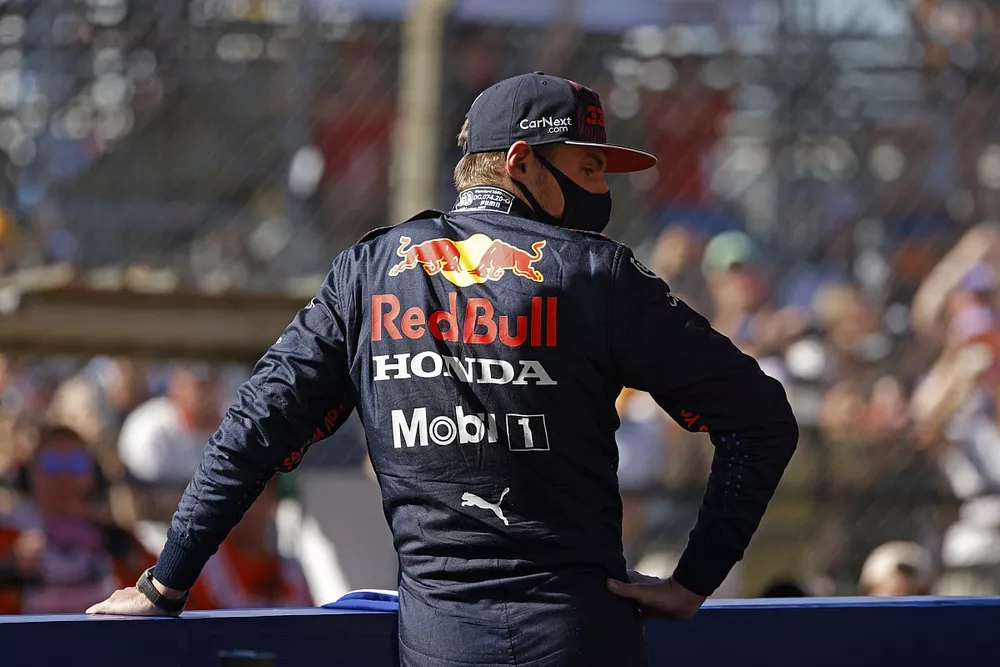 Max Verstappen, Red Bull Racing, 1st position, after the sprint race