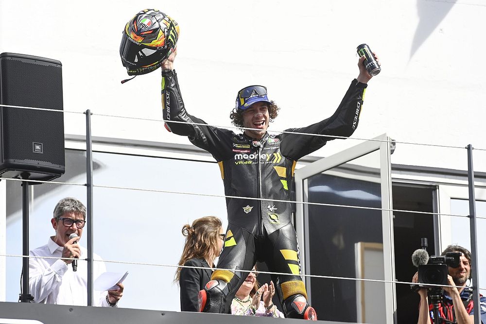 Podio: tercer lugar Marco Bezzecchi, VR46 Racing Team
