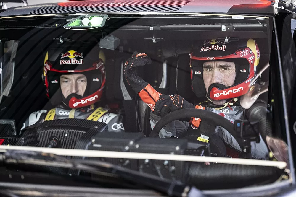 St&eacute;phane Peterhansel,  Edouard Boulanger, Audi RS Q e-tron E2