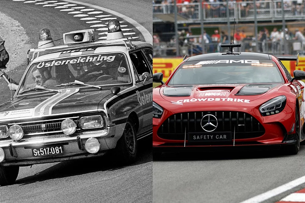 Comparación Safety car F1 