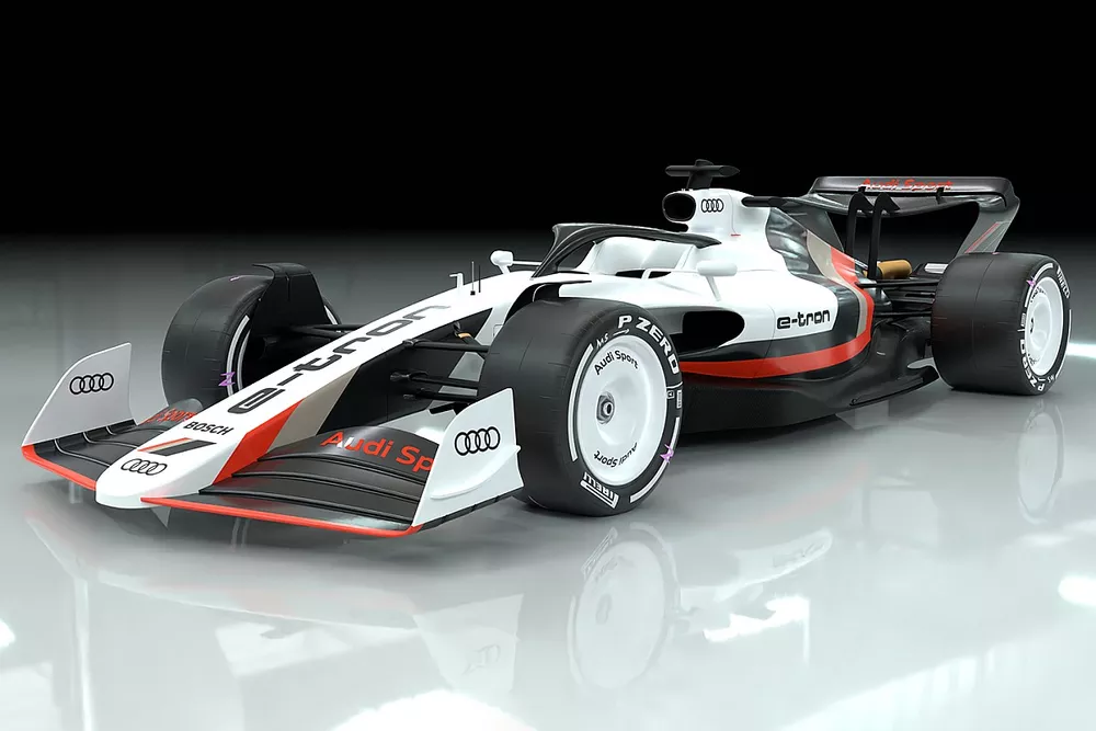 Audi F1 car render
