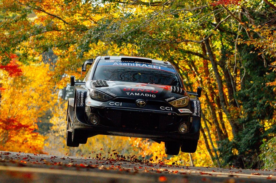 WRC Rally Japan: Toyota 1-2 as Takamoto Katsuta crashes from lead group
