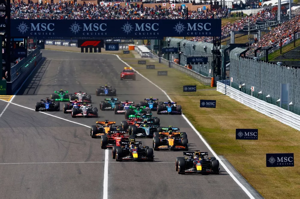 Start Grand Prix van Japan