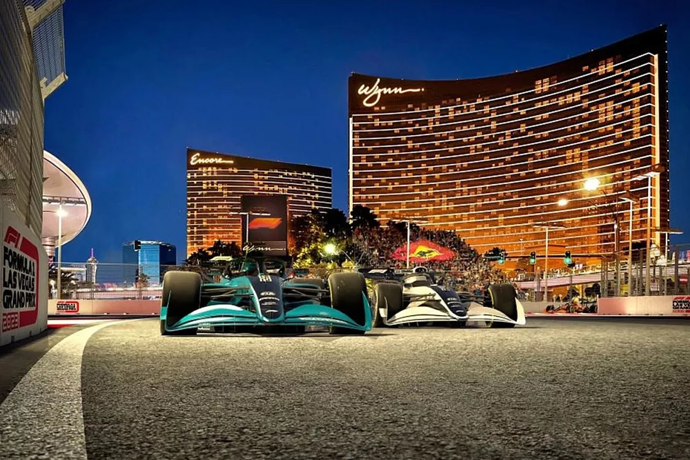 Las Vegas track action