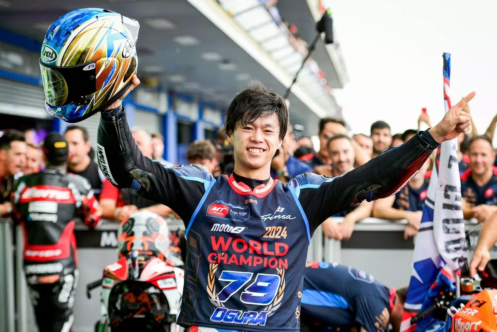 新Moto2王者の小椋藍「世界チャンピオンがキャリア最大の目標
