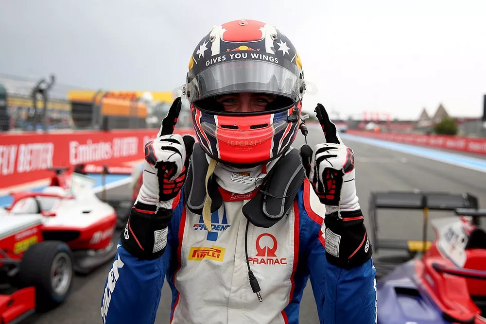 Race winner Jack Doohan, Trident