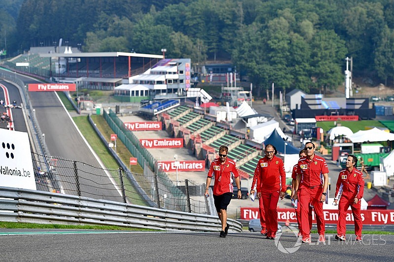 Fotogallery: i preparativi a Spa-Francorchamps del Gran Premio del Belgio 2018 di F1