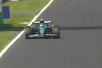 Vídeo: el Aston deja tirado a Alonso mientras luchaba por los puntos en Monza F1