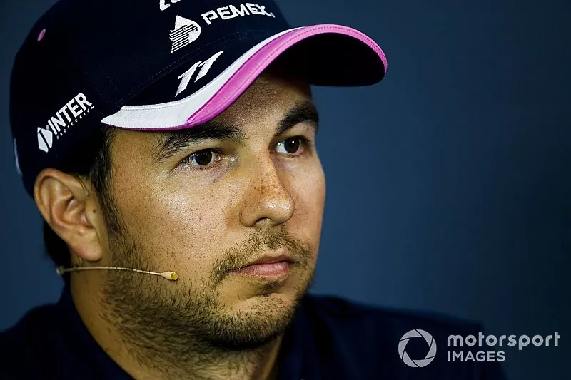 Sergio P&eacute;rez, Racing Point en la conferencia de prensa
