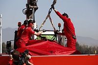 Ferrari cambia su programa de pruebas tras el choque de Vettel 