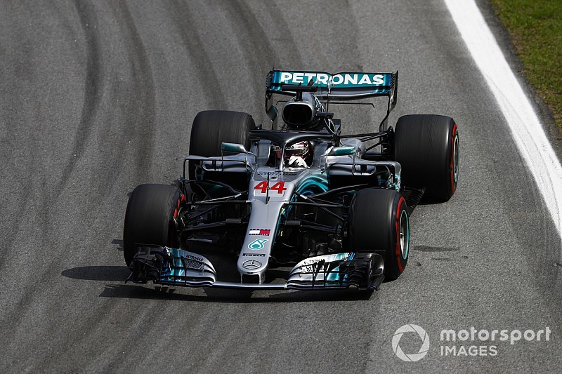 El motor de Hamilton estuvo a punto de fallar en Brasil