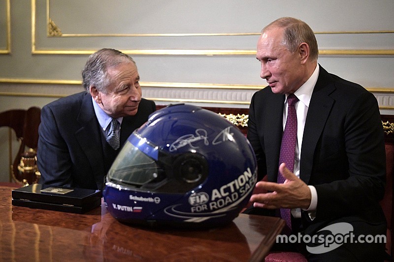 FIA chief Todt discusses Russian motorsport with President Putin
