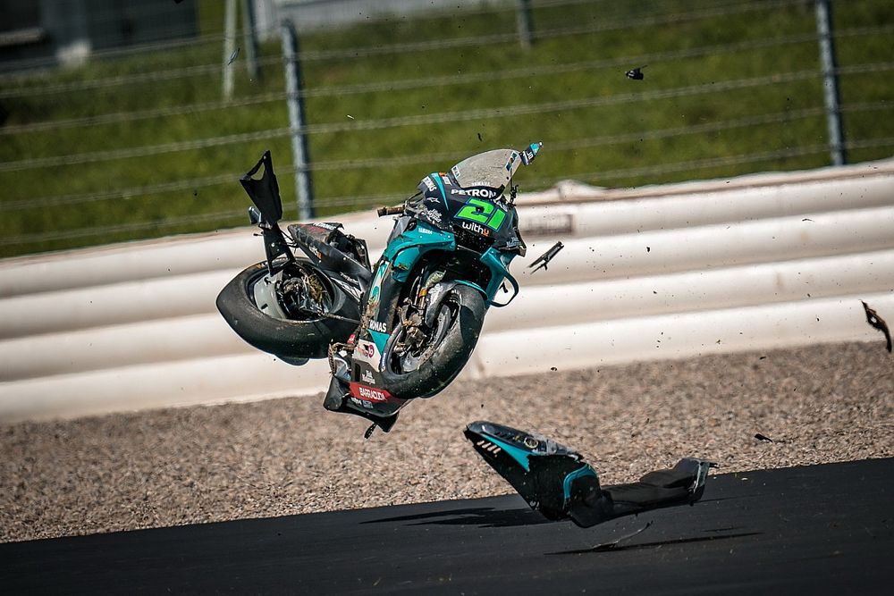Accidente de Franco Morbidelli, Petronas Yamaha SRT