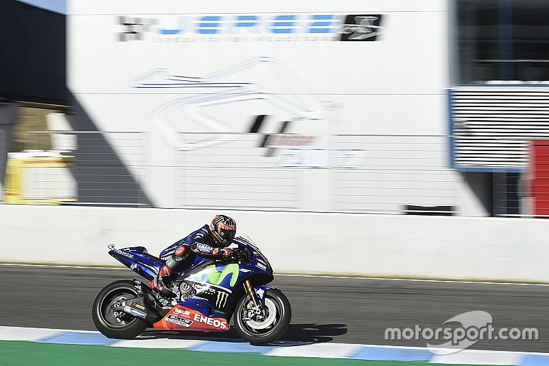 Viñales satisfait du nouveau châssis de Yamaha à Jerez