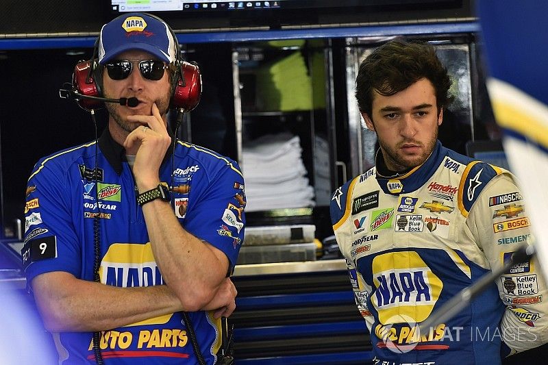 Chase Elliott, Hendrick Motorsports Chevrolet Camaro y Alan Gustafson