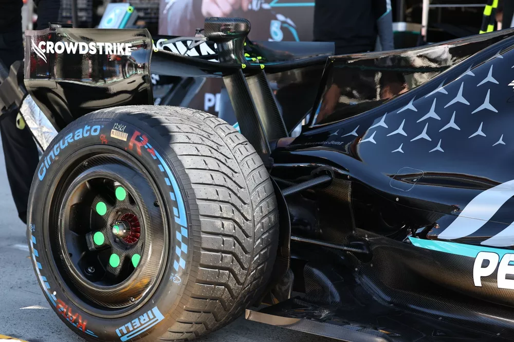 Detalle t&eacute;cnico del Mercedes W17
