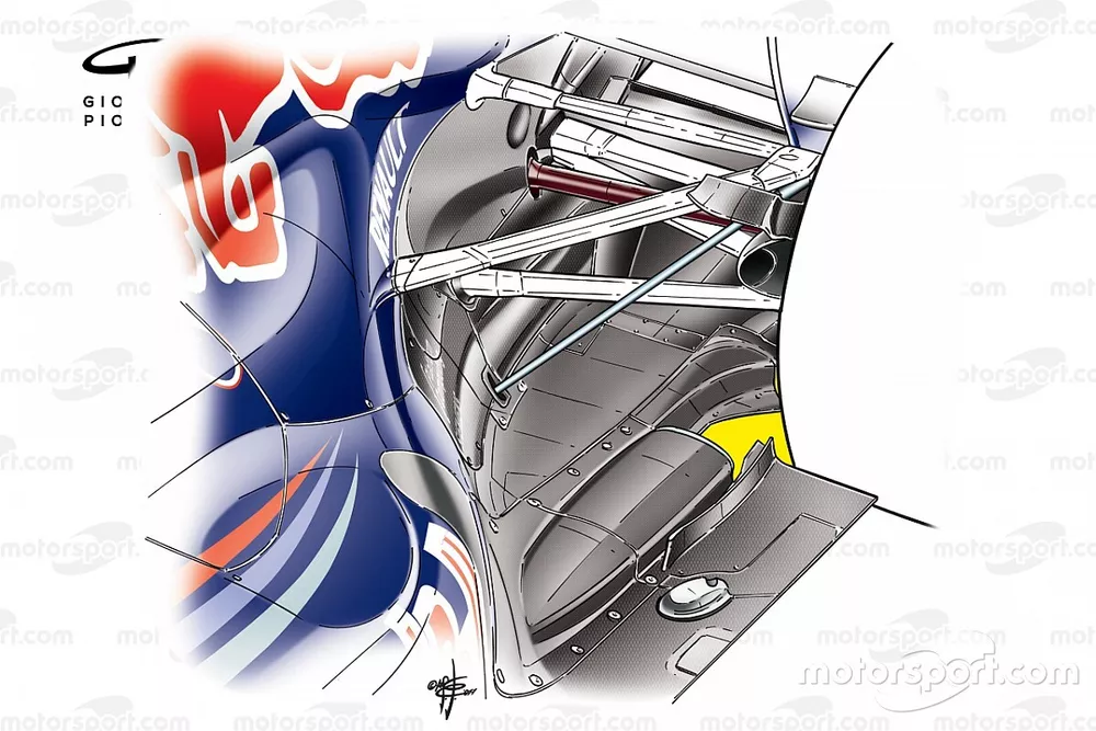 Red Bull RB7 blown diffuser