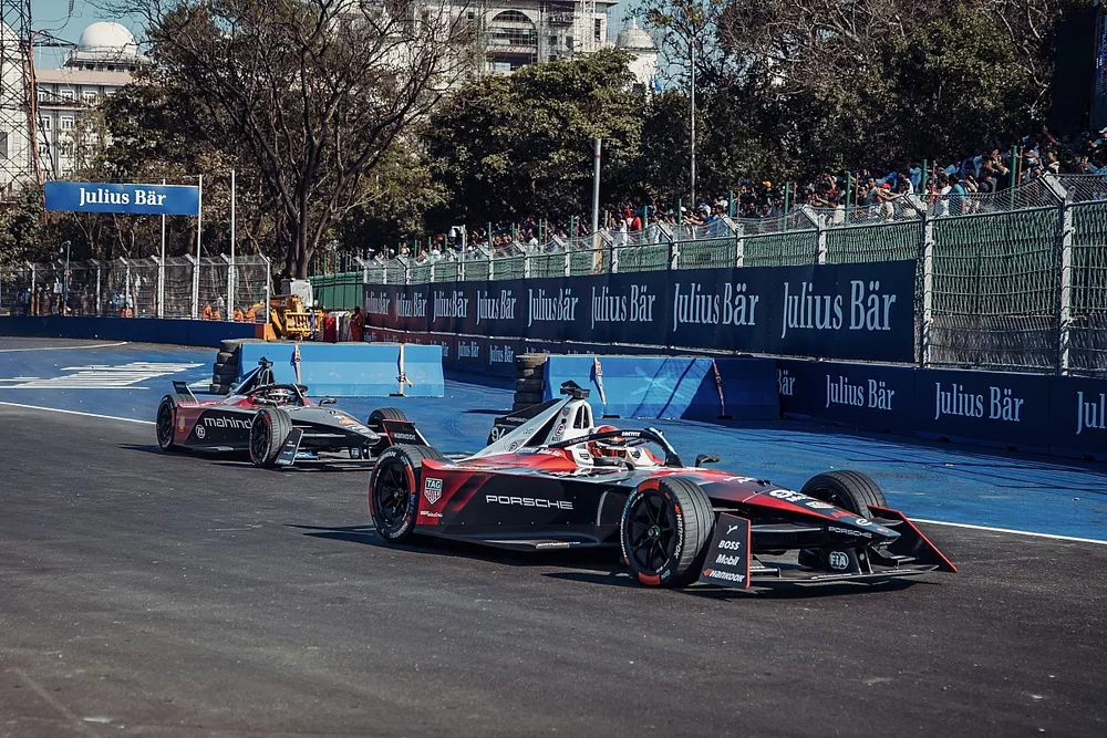 Pascal Wehrlein, Formula E works driver, Porsche 99X Electric Gen3, Hyderabad E-Prix, Hyderabad, India, 2023, Porsche AG

&copy; 2023 Dr. Ing. h.c. F. Porsche AG