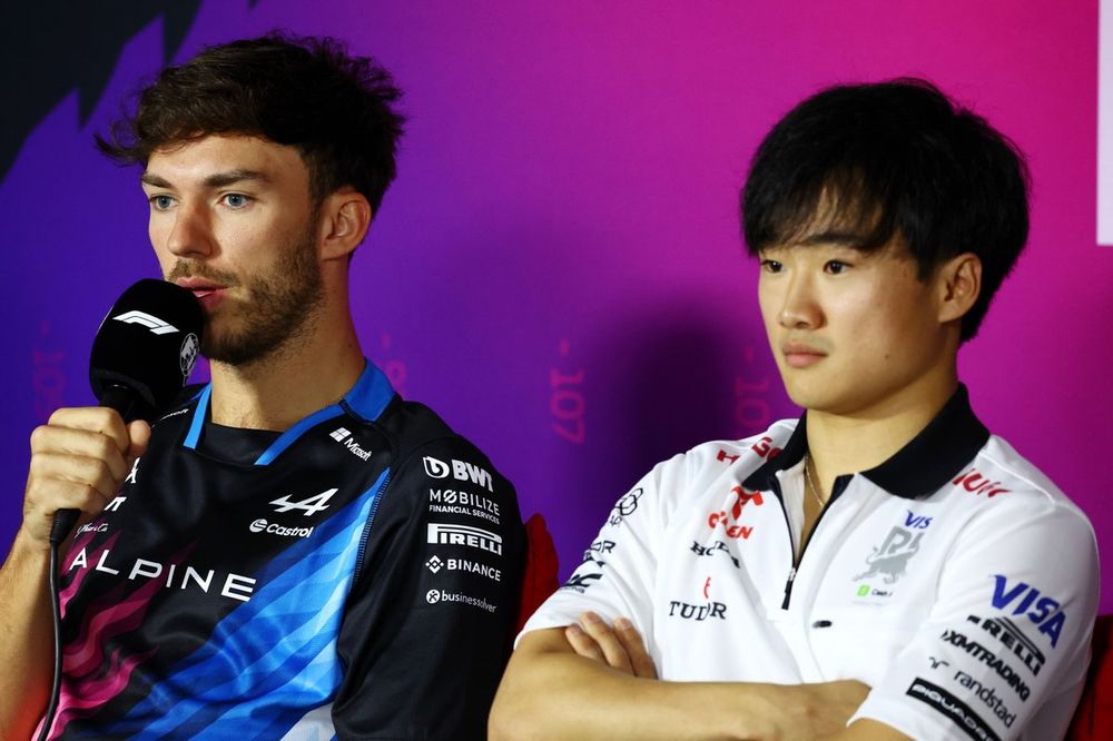 角田裕毅 直筆サイン ドライバーズカード ガスリー 直筆サイン