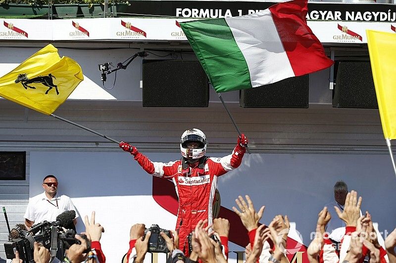 Ganador Sebastian Vettel, Ferrari