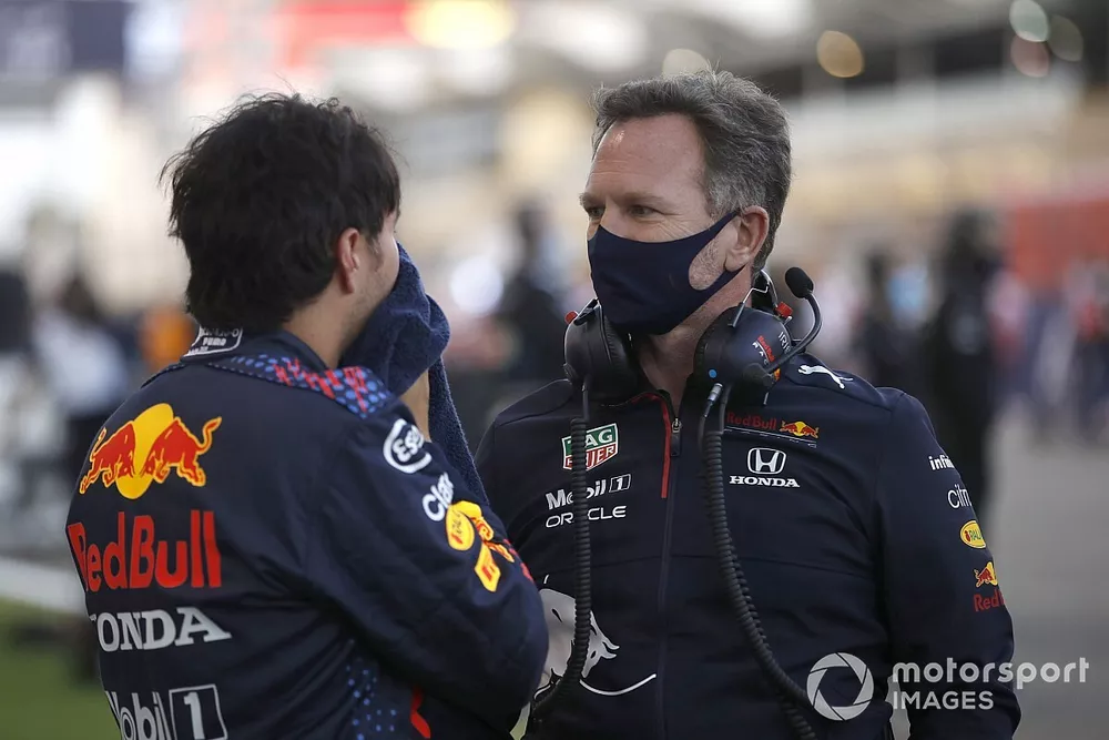 Sergio Perez, Red Bull Racing, Christian Horner, Team Principal, Red Bull Racing