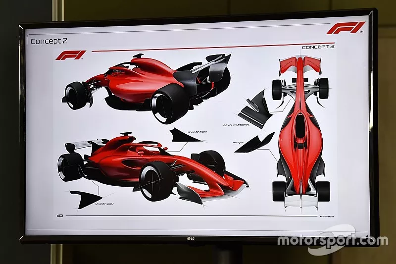 Boceto del F1 2021 