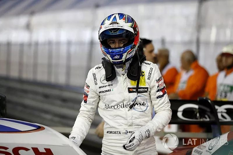 Pole sitter Paul Di Resta, Mercedes-AMG Team HWA