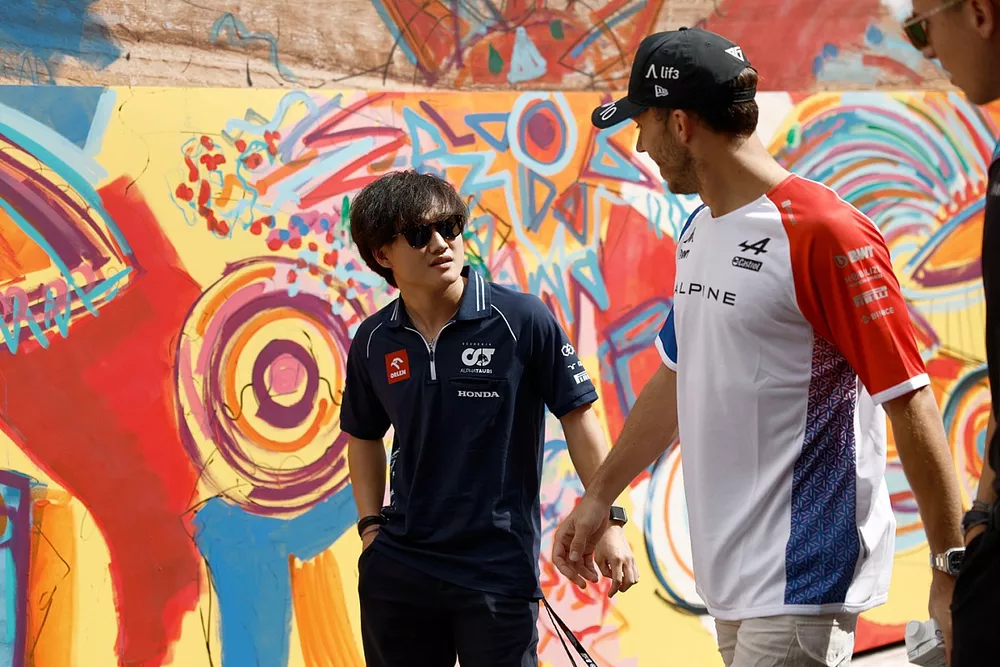 Yuki Tsunoda, Scuderia AlphaTauri, Pierre Gasly, Alpine F1 Team 