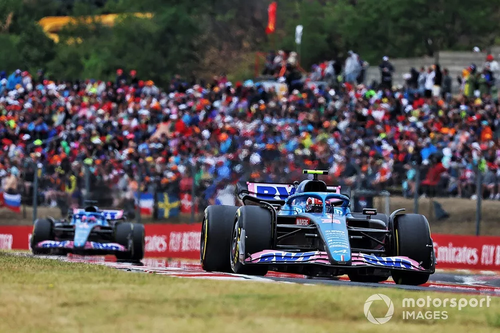 Esteban Ocon, Alpine F1 Team A522, Fernando Alonso, Alpine F1 Team A522