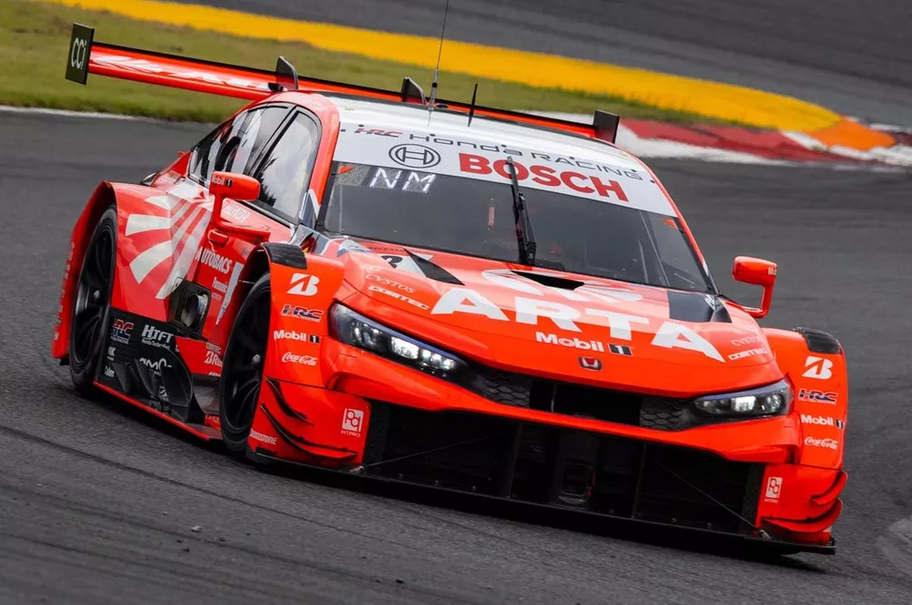 スーパーGT第4戦富士決勝順位速報：シビックがスーパーGT初優勝！ 8