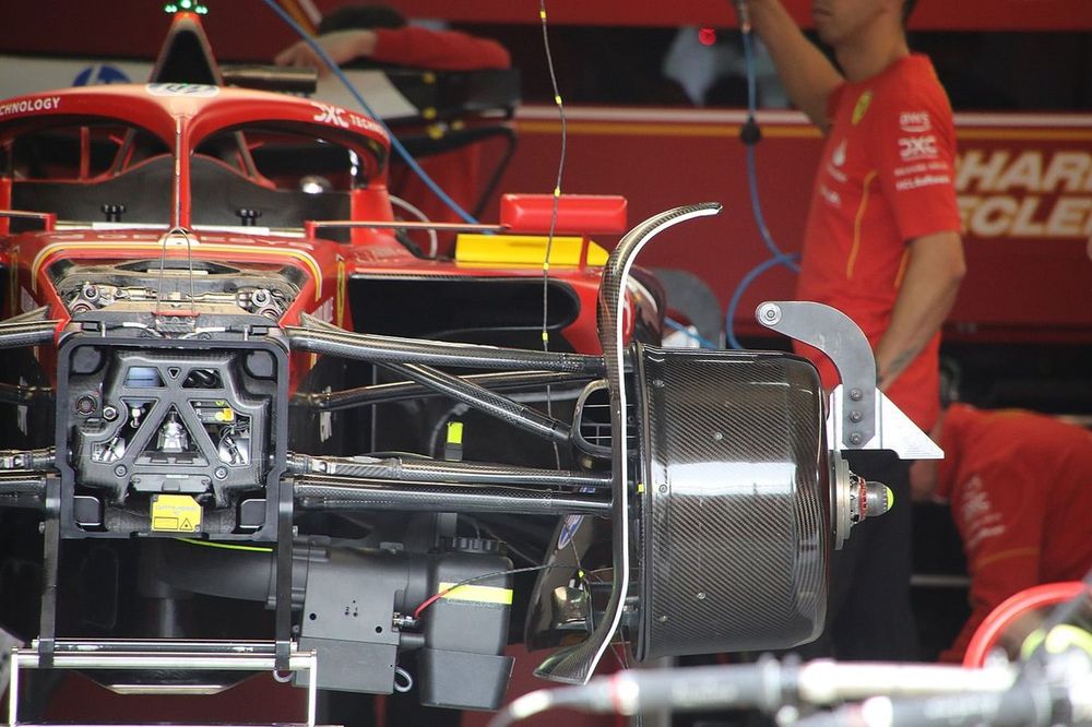 Detalle técnico del Ferrari SF-24