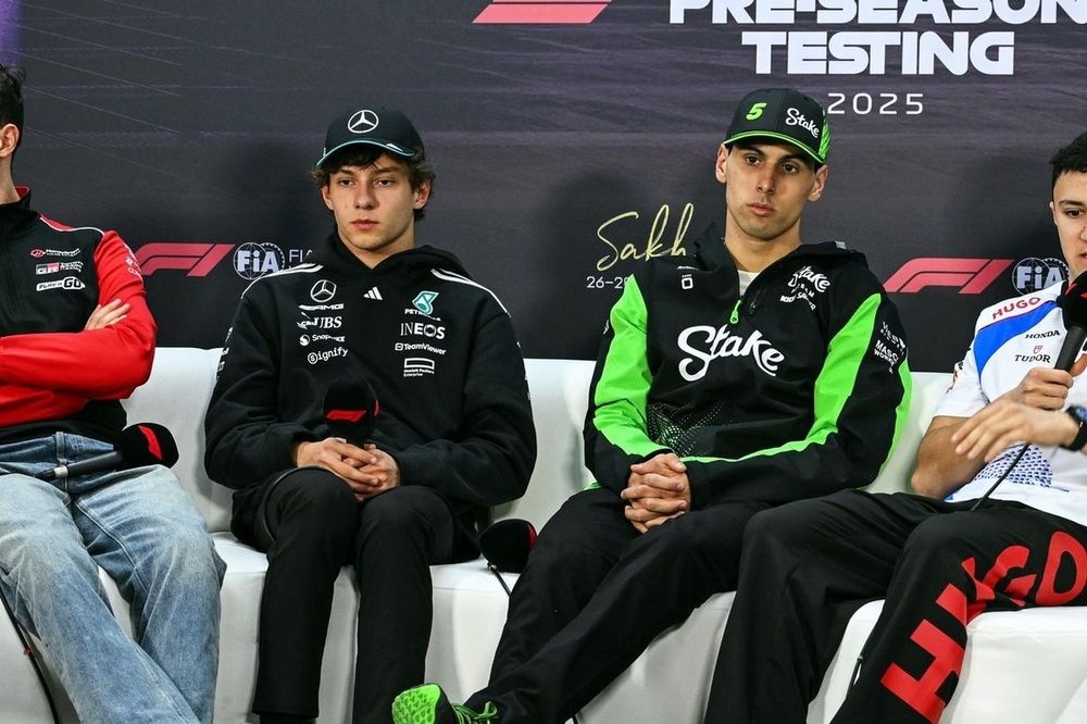 Andrea Kimi Antonelli, Mercedes, Oliver Bearman, Haas F1 Team, Isack Hadjar, RB F1 Team, Carlos Sainz, Williams, Gabriel Bortoleto, Sauber